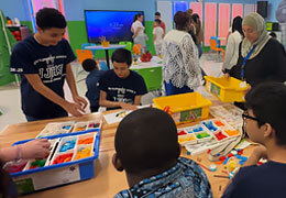 Students work in small teams